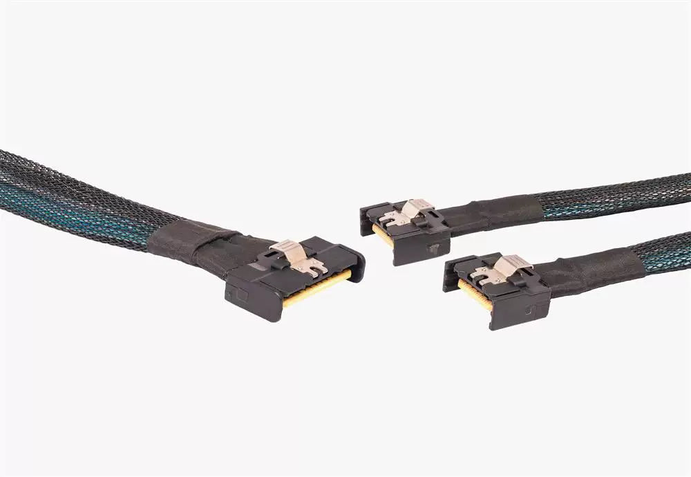 Xkuer PCIe Gen5 MCIO 8X 8i 5.0 SFF-8654 8i to Dual MCIO 4X SFF-8654 4i Cable