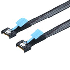 Xkuer Gen5 PCIe MCIO Slimline SFF-8654 4i to MCIO 4i High-Speed Server Data Cable