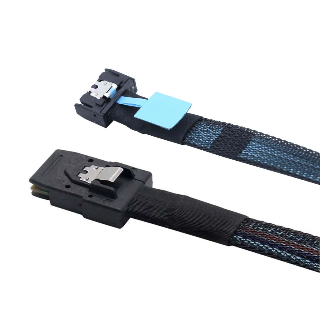 Xkuer MCIO SFF-8654 4i to Mini SAS SFF-8087 24Gbps High-Speed Data Cable
