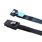 Xkuer MCIO SFF-8654 4i to Mini SAS SFF-8087 24Gbps High-Speed Data Cable