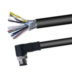 Xkuer M12 Circular Connector Power Cable Sensor Extension Cable Industrial Automation Wiring Harness