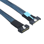 Xkuer PCIe Gen5 MCIO 8X to LP SlimSAS SFF-8654 74P High-Speed Server Cable 32GT/s Ultra-Fast Data Transfer | Enterprise Storage & AI Server Ready