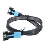 Xkuer Gen5 PCIe MCIO Slimline SFF-8654 4i to MCIO 4i High-Speed Server Data Cable