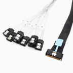 Xkuer MCIO 8I (74P) TO 8× SATA PCIe 5.0 | 32Gbps High-Speed Data Transfer