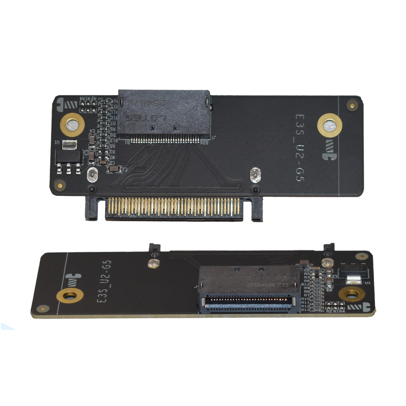 Xkuer GEN5 EDSFF 28PIN SSD ADAPTER  E1.S / E3.S to U.2 (SFF-8639)  PCIe 5.0 Ultra-Speed Transfer  Plug & Play | No Driver Required  Enterprise NVMe SSD Adapter