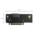 Xkuer GEN5 EDSFF 28PIN SSD ADAPTER  E1.S / E3.S to U.2 (SFF-8639)  PCIe 5.0 Ultra-Speed Transfer  Plug & Play | No Driver Required  Enterprise NVMe SSD Adapter