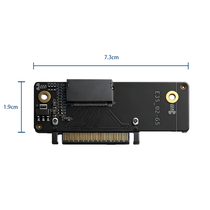 Xkuer GEN5 EDSFF 28PIN SSD ADAPTER  E1.S / E3.S to U.2 (SFF-8639)  PCIe 5.0 Ultra-Speed Transfer  Plug & Play | No Driver Required  Enterprise NVMe SSD Adapter