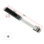 Xkuer M.2 A+E Key to SATA 3.0 Adapter 5/6 SATA Ports Expansion Card