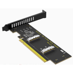 Xkuer PCIe 5.0 x16 to Dual MCIO 74-Pin Adapter Board 128Gbps Ultra-Fast Expansion Solution