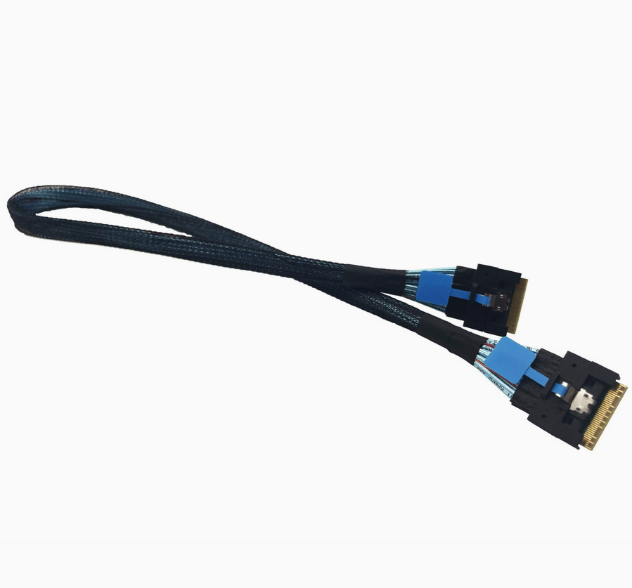 Xkuer SlimSAS 4.0 PCIe Gen4 x16 Adapter Card SFF-8654 8i External GPU Splitter for ATX