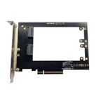 Xkuer PCIe X8 to Dual EDSFF E1.S SSD Adapter Card PCIe Bifurcation RAID Expansion Board for Desktop & Server
