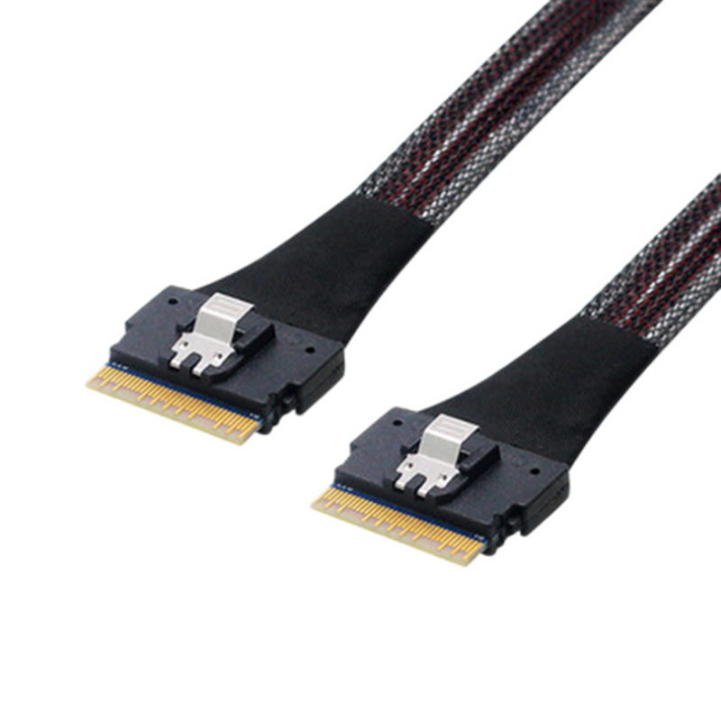 SFF-8654 8i 74PIN Male to Male Interface