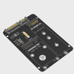 Xkuer M.2 NGFF & mSATA to SATA III 2-in-1 SSD Adapter Converter Card
